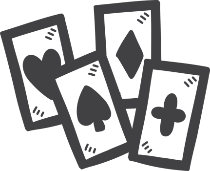 Hand Drawn Playing cards illustration png