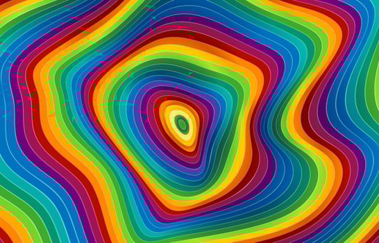 Beautiful  Rainbow Background vector