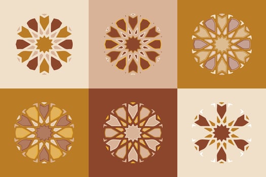 Seamless Moroccan pattern. Traditional Islamic Arabic Background. The decoration of the mosque. Ethnic islamic pattern. Seamless vector geometric background in Arabian style.