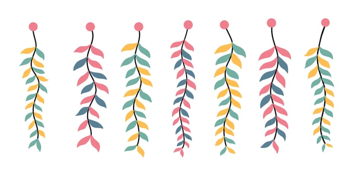 Christmas elements designed in doodle style for Christmas themed decorations, cards, scrapbooks, digital prints, bag designs, fabric patterns and more. vector