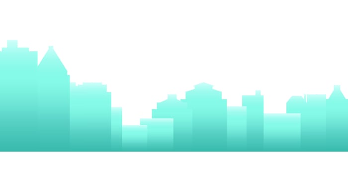 Silhouettes of the City. vector