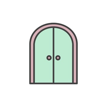 door icon vector illustration