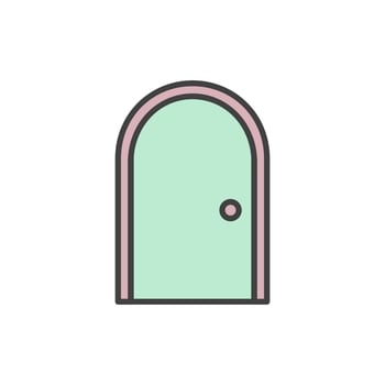 door icon vector illustration
