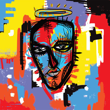 Expressionism Painting Illustration vector
