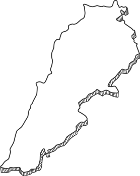 Hand Drawn of Lebanon 3D Map png