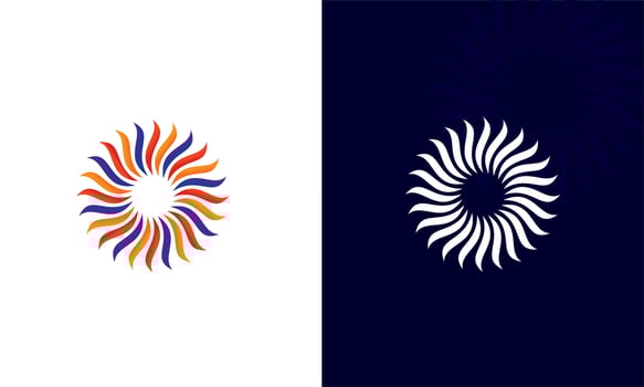Sun Logo exclusive vector