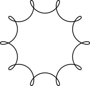 Spirograph illustration shape png