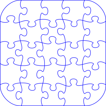 Jigsaw puzzle illustration png