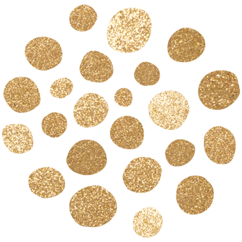 Glitter abstract modern geometric shape for design. Transparent PNG clipart