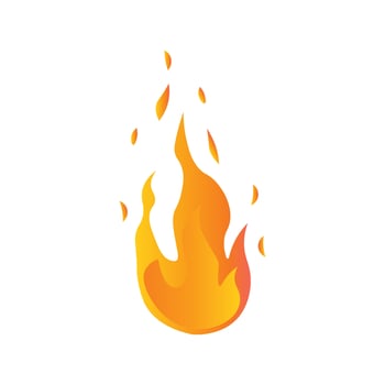 Vector illustration of camping fire.