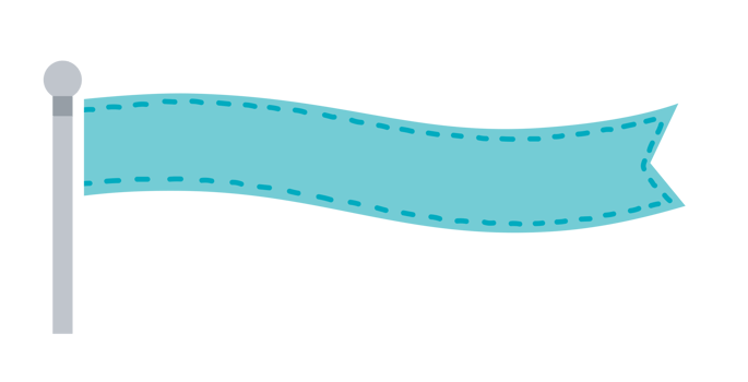 pastel ribbon banner illustration png