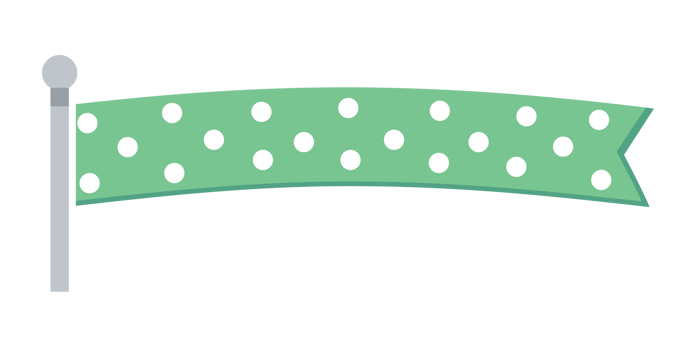 pastel ribbon banner illustration png
