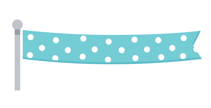pastel ribbon banner illustration png
