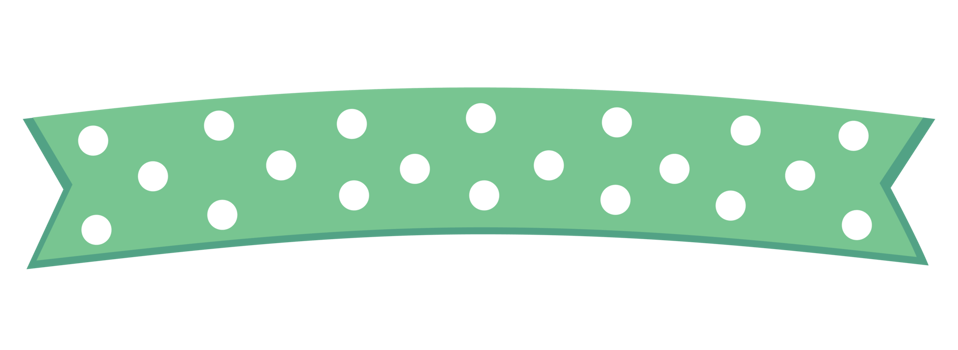 pastel ribbon banner illustration png