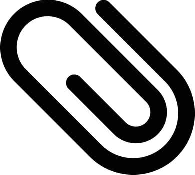 Paper Clip Icon Style vector