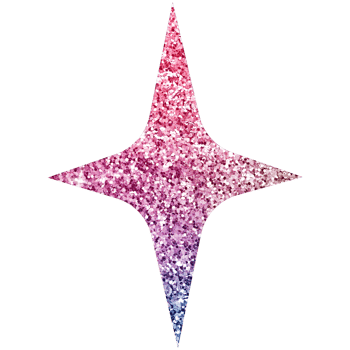 Shiny glitter star. Celestial element. Transparent PNG Clipart