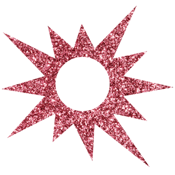 Shiny glitter star. Celestial element. Transparent PNG Clipart