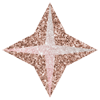 Shiny glitter star. Celestial element. Transparent PNG Clipart