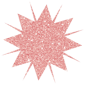 Shiny glitter star. Celestial element. Transparent PNG Clipart