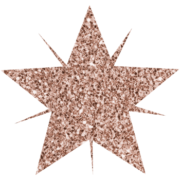 Shiny glitter star. Celestial element. Transparent PNG Clipart