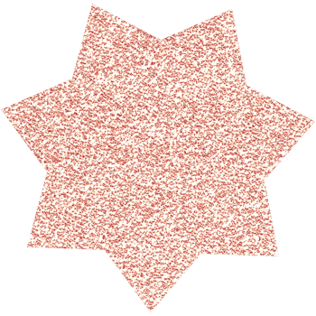 Shiny glitter star. Celestial element. Transparent PNG Clipart