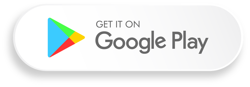 Google play store download button in white colors. Download on the google play store. png