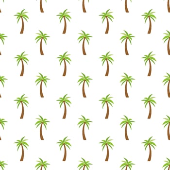Seamless Pattern with palm trees vector