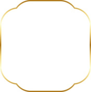 Vintage Gold Border Frame Vector