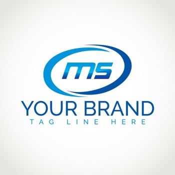 MS Abstract letter. MS minimal logo design. MS Vector letter logo. MS, MS Initial letter logo.