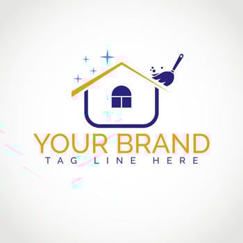 Cleaning Service Logo Vector. Abstract Cleaning Logo Style. Cleaning Logo Template Vector Illustration.