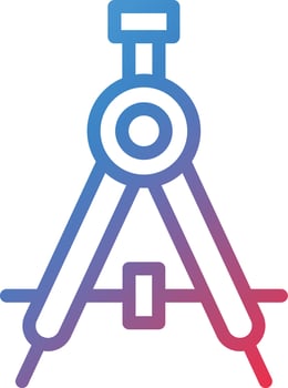 Compass Icon Style vector