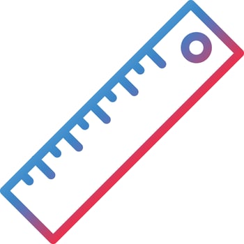 Ruler Icon Style vector