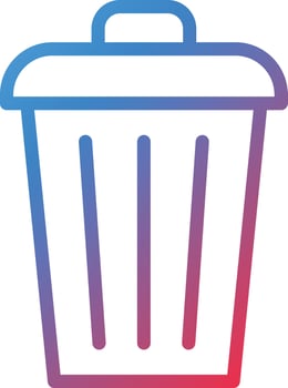 Trash Icon Style vector