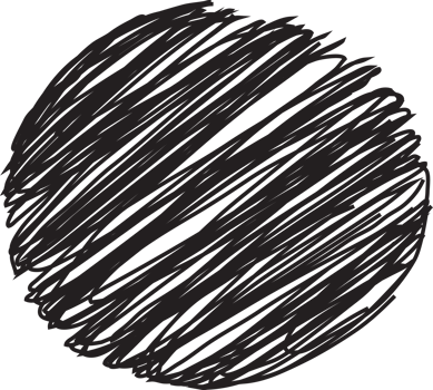fuzzy doodle line art frame png