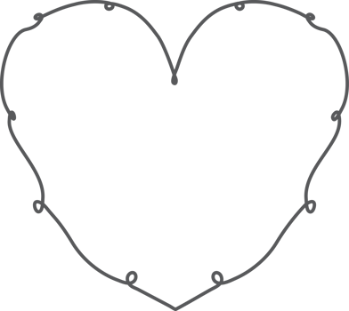 fuzzy doodle line art frame png