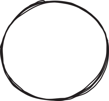 fuzzy doodle line art frame png