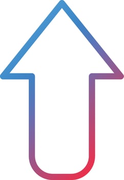 Up Arrow Icon Style vector