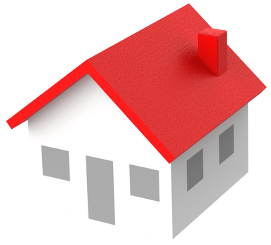 house icon isolated on transparent background. 3D Illustration. png