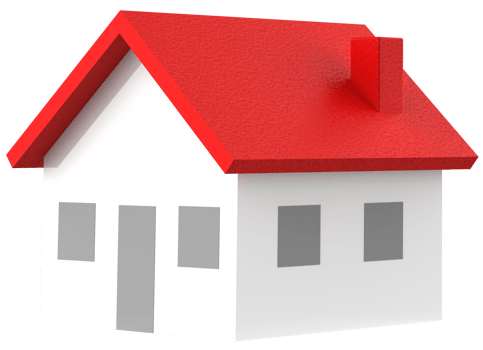 house icon isolated on transparent background. 3D Illustration. png