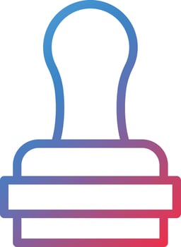 Stamp Icon Style vector