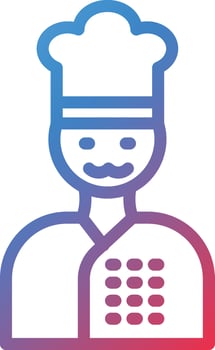Chef Icon Style vector