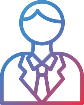 Businessman Icon Style vector