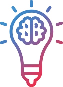 Brainstorming Icon Style vector