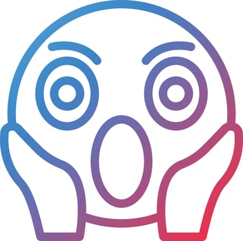 Yelling Icon Style vector