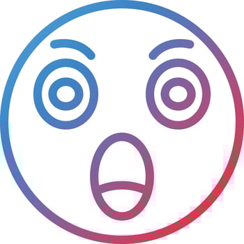 Wow Icon Style vector