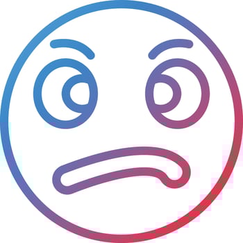 Suspicious Icon Style vector