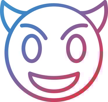 Devil Icon Style vector