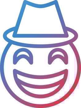 Cowboy Icon Style vector