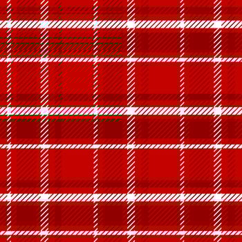 christmas themed plaid style pattern background vector