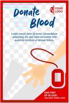 world donate blood day vector
